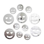 Ficha técnica e caractérísticas do produto Espelho Smiles Apaixonados em Acrílico - Kit Pequeno 12 Peças