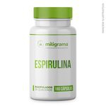 Ficha técnica e caractérísticas do produto Espirulina 500mg - 180 Cápsulas
