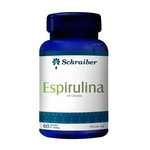 Espirulina 350mg 60 Cápsulas Schraiber