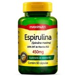 Espirulina Maxinutri 450mg com 60 Cápsulas