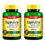 Ficha técnica e caractérísticas do produto Espirulina - 2x 60 Cápsulas - Maxinutri