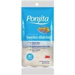 Ficha técnica e caractérísticas do produto Esponja de Banho Ponjita 3 Unidades