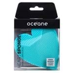 Ficha técnica e caractérísticas do produto Esponja de Limpeza Facial Océane - Heart Sponge Acqua 1 Un