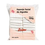 Ficha técnica e caractérísticas do produto Esponja Facial de Algodão - 100G - Riciex