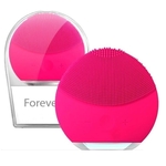 Ficha técnica e caractérísticas do produto Esponja Massageadora Limpeza de Pele Facial de Silicone - Rosa Pink Forever