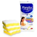 Ficha técnica e caractérísticas do produto Esponja para Banho Ponjita Leve 3 Pague 2