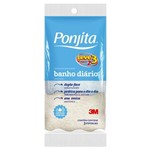 Ficha técnica e caractérísticas do produto Esponja para Banho10 Unidades (Leve 3 e Pague 2) - Ponjita - 3M