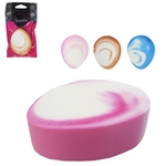 Ficha técnica e caractérísticas do produto Esponja Para Maquiagem De Silicone Oval Colors Na Solapa