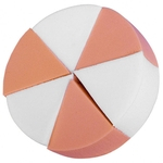 Ficha técnica e caractérísticas do produto Esponja Triangular Queijinho Ref 805 Com 6 Pedaços - Sffumato Beauty
