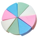 Ficha técnica e caractérísticas do produto Esponja Triangular Queijinho Ref 807 Com 8 Pedaços - Sffumato Beauty
