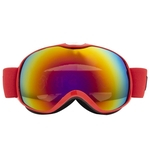 Ficha técnica e caractérísticas do produto Esqui Óculos esférico Duplo Anti-nevoeiro Supplies Goggles Caminhadas neve Espelho Windproof Espelho esqui para crianças Venda quente