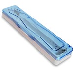 Ficha técnica e caractérísticas do produto Estojo Esterilizador Portátil para Escova de Dentes Azul - Relaxmedic RM-TS101 - Relax Medic
