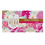 Ficha técnica e caractérísticas do produto Estojo Memphis Vera Floral Sabonete Perfumado com 3 Unidades de 130g Cada + 1 Saboneteira