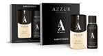 Ficha técnica e caractérísticas do produto Estojo Perfume Masculino Azzur Euroessence Edt 100Ml