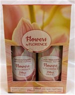 Ficha técnica e caractérísticas do produto Estojo Sabonete Líquido com Loção Hidratante Flowers - Princess Florence