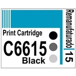Ficha técnica e caractérísticas do produto Etiqueta para Cartucho Hp15 Black (C6615) - 10 Unidades