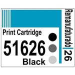 Ficha técnica e caractérísticas do produto Etiqueta para Cartucho Hp26 Black (51626) - 10 Unidades