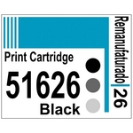 Ficha técnica e caractérísticas do produto Etiqueta Para Cartucho Hp26 Black (51626) - 10 Unidades