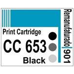 Ficha técnica e caractérísticas do produto Etiqueta para Cartucho Hp901 Black (Cc653) - 10 Unidades