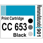 Ficha técnica e caractérísticas do produto Etiqueta Para Cartucho Hp901 Black (Cc653) - 10 Unidades
