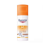 Eucerin Protetor Solar Facial Creme Tinted Cor Média Fps 60