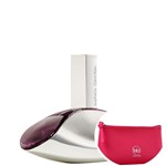 Ficha técnica e caractérísticas do produto Euphoria Calvin Klein Eau de Parfum - Perfume Feminino 30ml+Beleza na Web Pink - Nécessaire