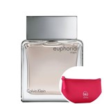 Ficha técnica e caractérísticas do produto Euphoria Men Calvin Klein Eau de Toilette - Perfume Masculino 100ml+Beleza na Web Pink - Nécessaire