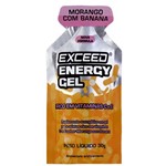 Exceed Energy Gel Caixa com 10 Uni- Strawberry e Banana
