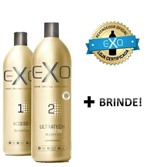 Ficha técnica e caractérísticas do produto EXO Hair Exoplastia Capilar (Shampoo Access + Ultratech Keratin 2x1Litro) + BRINDE