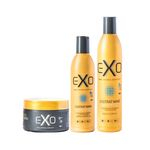 Ficha técnica e caractérísticas do produto EXO Hair Exotrat Nano Kit Home Care Reconstrução (3 produtos)