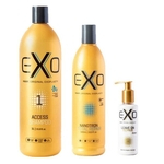 Ficha técnica e caractérísticas do produto EXO Hair Kit Queratinização Nanotrônica (3 Produtos)