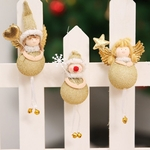 Ficha técnica e caractérísticas do produto Explosões bonitos que sentam-Novo decorações de Natal anjo boneca enfeites de mesa decorações de Natal criativos