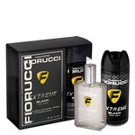 Ficha técnica e caractérísticas do produto Extreme Black For Men Deo Colônia Fiorucci - Kit Perfume Masculino + Desodorante Spray Kit