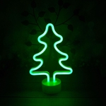 LED oferta luz noite Promocional árvore de luzes de modelagem Base de pinho da árvore de Natal