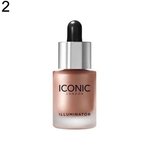 Ficha técnica e caractérísticas do produto Face Highlight Concealer Cream Illuminator Drops Ferramenta De Maquiagem De Base Líquida
