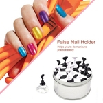 Ficha técnica e caractérísticas do produto Falso Nail Titular Nail Art Nail Art Exibidor Placa magnética