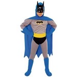Ficha técnica e caractérísticas do produto Fantasia do Batman Infantil Luxo Classico - G / 9 - 12