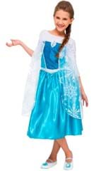 Ficha técnica e caractérísticas do produto Fantasia Princesa Elsa Clássica - Frozen (Original Disney) - Tam 3 a 8