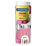 Ficha técnica e caractérísticas do produto Faqueiro Tramontina Ipanema em Inox Rosa com Pote Plástico 30 Peças