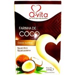 Ficha técnica e caractérísticas do produto Farinha de Coco Q-Vita 100g Cocos Nucifera