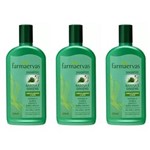 Farmaervas Babosae Ginseng Shampoo 320ml - Kit com 03
