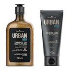 Ficha técnica e caractérísticas do produto Farmaervas Urban Men Shampoo 3x1 240ml e Balm 100g
