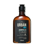 Ficha técnica e caractérísticas do produto Farmaervas Urban Men 3x1 - Shampoo Multifuncional 240ml