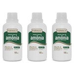Ficha técnica e caractérísticas do produto Farmax Amônia Pelos + Dourados Líquida 100ml (kit C/03)