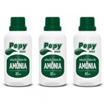 Ficha técnica e caractérísticas do produto Farmax Popymax Amônia Solução 80ml (Kit C/03)