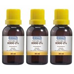 Farmax Tintura de Iodo Vidro 30ml (kit C/03)