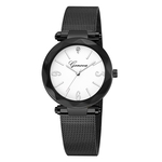 Ficha técnica e caractérísticas do produto Fashion Casual Analog Women Stainless Steel Band Quartz Wrist Watches Watch