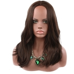 Ficha técnica e caractérísticas do produto Fashion Sexy Lady Medium Full Wig Hair Center Parting