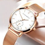 Ficha técnica e caractérísticas do produto Fashion Women Luxury Quartz Watch Stainless Steel Dress Watches