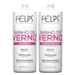 Ficha técnica e caractérísticas do produto Felps Banho De Verniz Kit Duo Brilho 2x1000ml